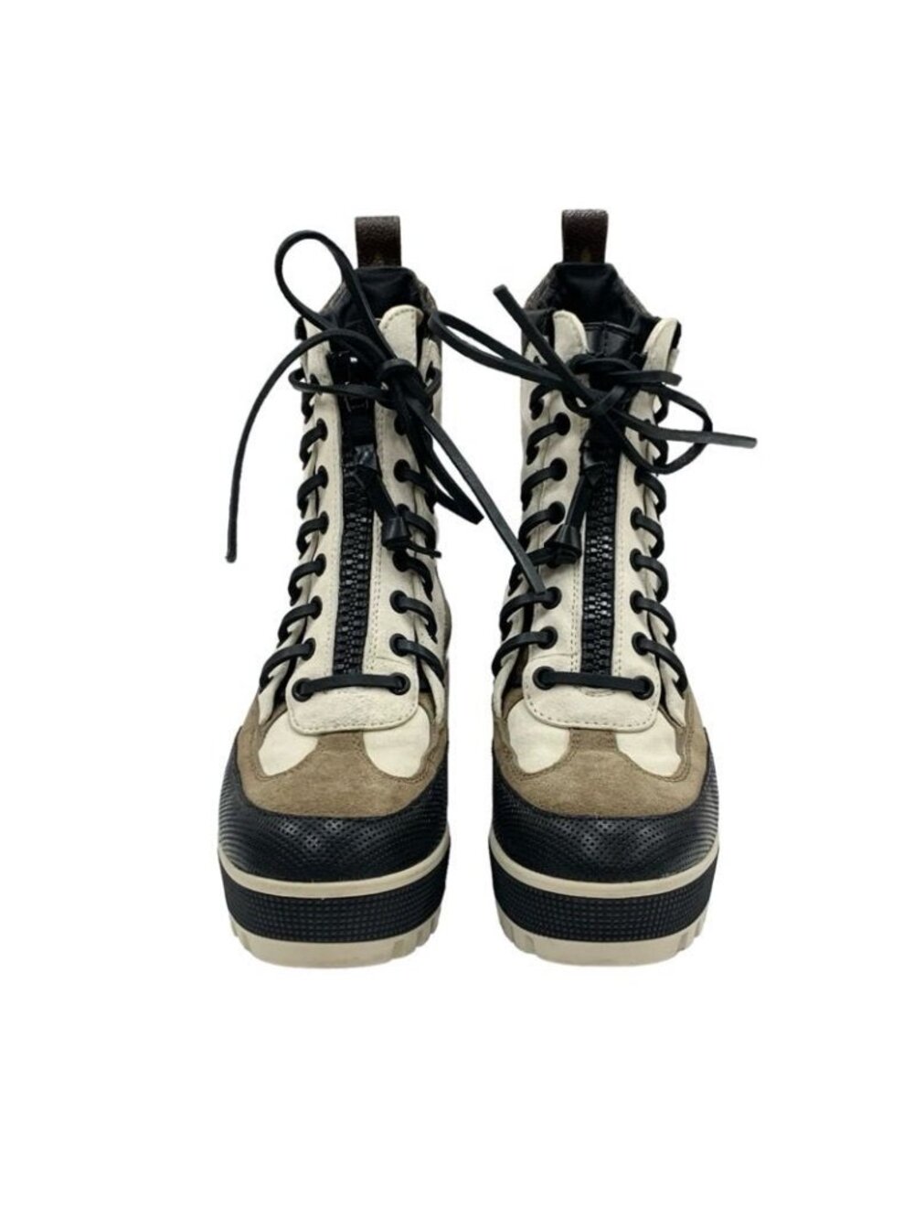 Louis Vuitton Laurie Line Monogram Boots Short Shoes Suede Leather Off - Picture 2 of 10